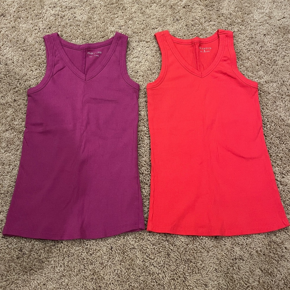 Bright Colored Basic Tanks 🩷💜